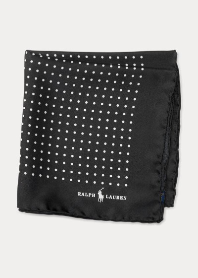 Polo Ralph Lauren Polka-Dot Silk Pocket Square Herre Danmark (HURAD2879)